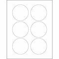Bsc Preferred 3'' Glossy White Circle Laser Labels, 600PK S-19303